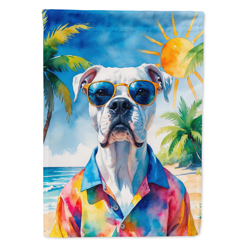 Drapeau de la maison esquimau américain, Boxer blanc