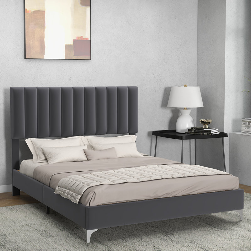Gianelle Upholstered Platform Bed, Queen