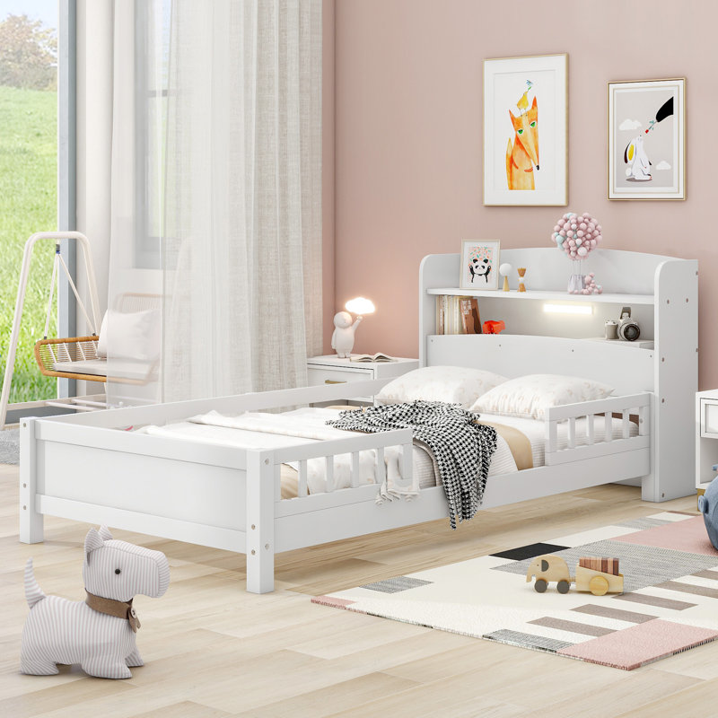Zacek Kids Platform, White, Twin