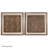 Handmade Textured Paper Shadow Box Wall Decor
