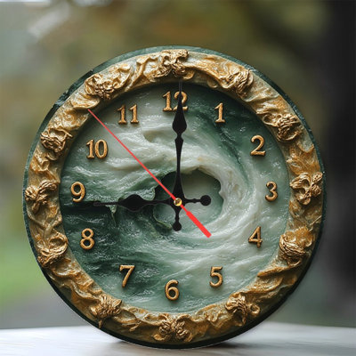 Horloge murale en résine