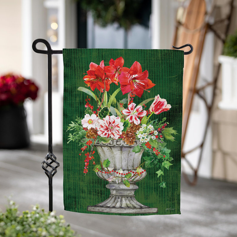 Drapeau de jardin de Noël en suède