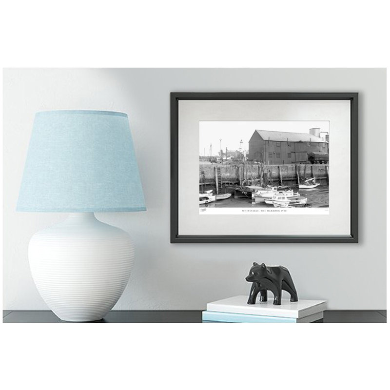 Whitstable, The Harbour 1950 by Francis Frith - Single Picture Frame Print, 40cm H x 50cm W x 2.3cm D