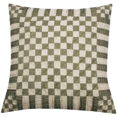 Sugar City Plaid Square Throw Cushion
