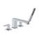 hansgrohe Tecturis E 4-Hole Roman Tub Set Trim with 1.75 Handshower