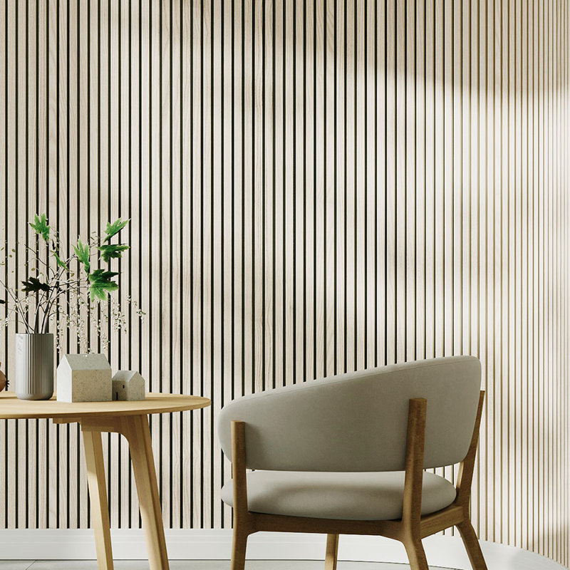 MDF Wall Panels with PVC Veneer & PET Backing