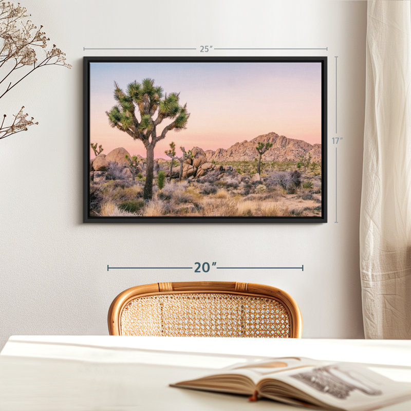 " Joshua Tree Patch Canvas Print ", 17" H x 25" W