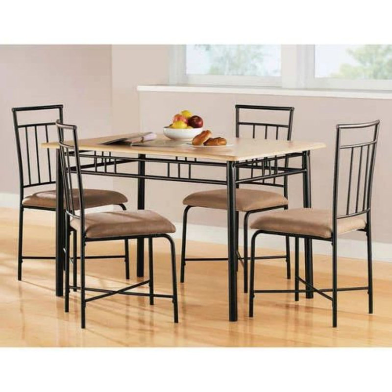 Ensemble repas pour 4 personnes Raqueta, Brun pâle