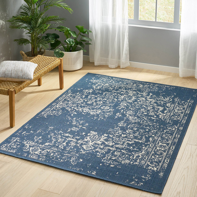 Machine Woven Oriental Area Rug