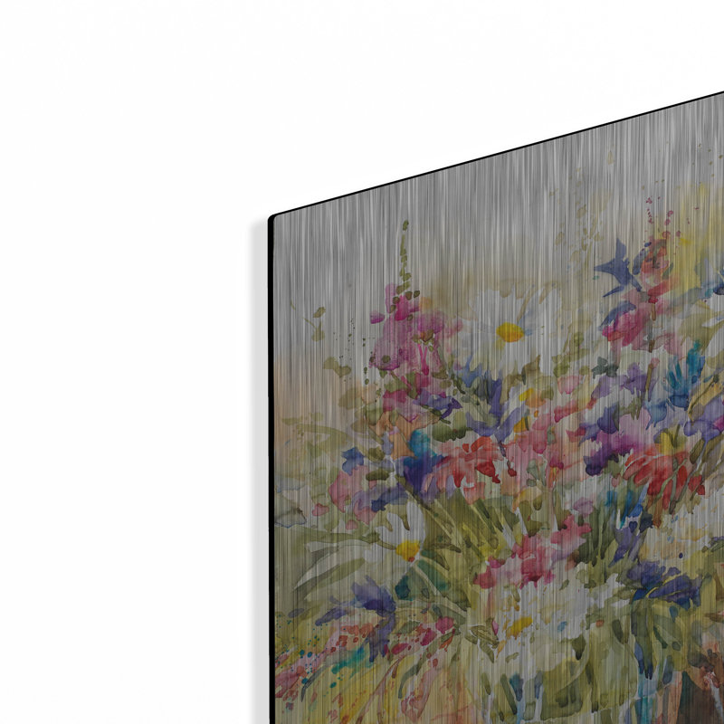 «Mix And Match» par Annelein Beukenkamp, art mural en métal, H 16 po x l 12 po