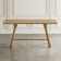 Weon Counter Height 79" Solid Wood Trestle Dining Table