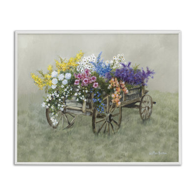 Art floral, giclée encadrée par Pam Britton