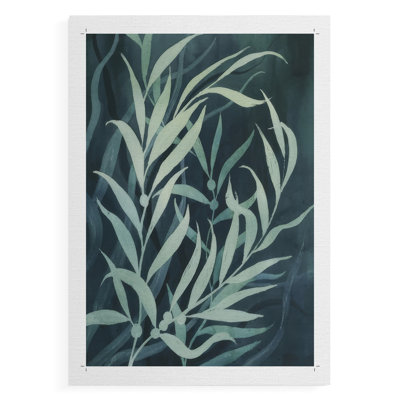 Deep Blue Forest I - Impression sur toile seulement - NON-CADRE