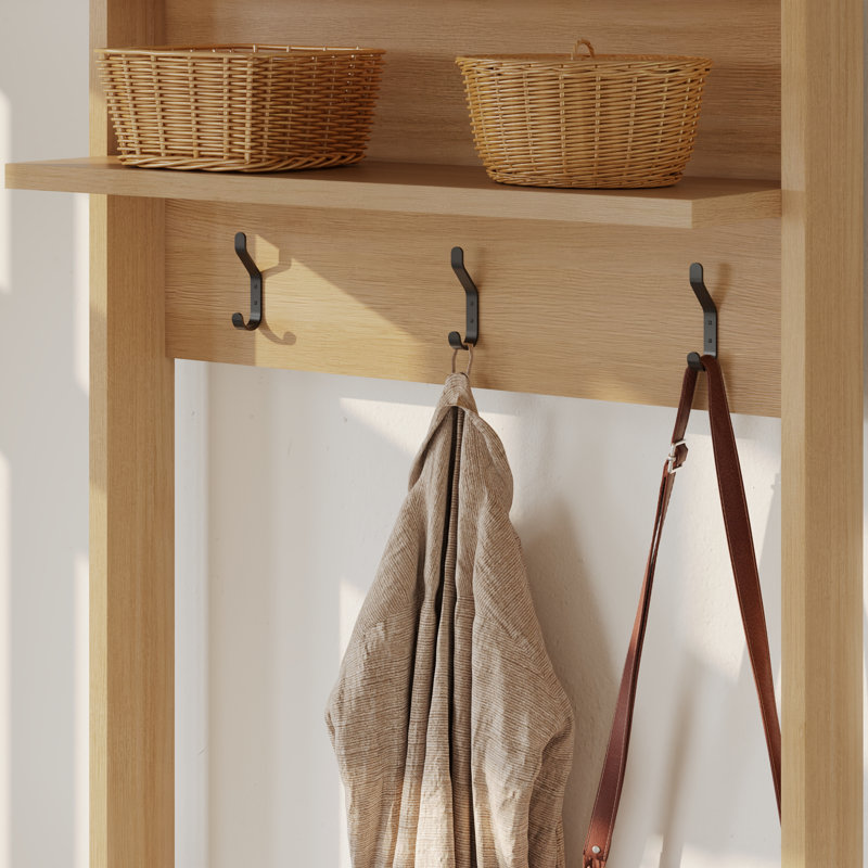 Porto Entryway Hall Tree, Beige