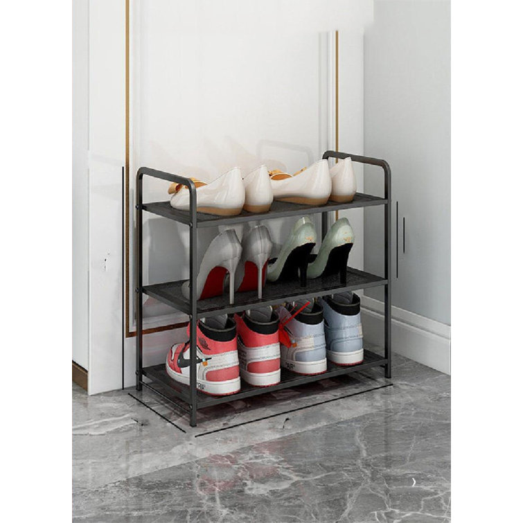 Rebrilliant 6 Pair Shoe Rack