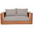 Tulum 63'' Wide Teak Loveseat with Cushions-86504256