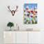 Pink And White Tulip Flowers - Wrapped Canvas-56667251