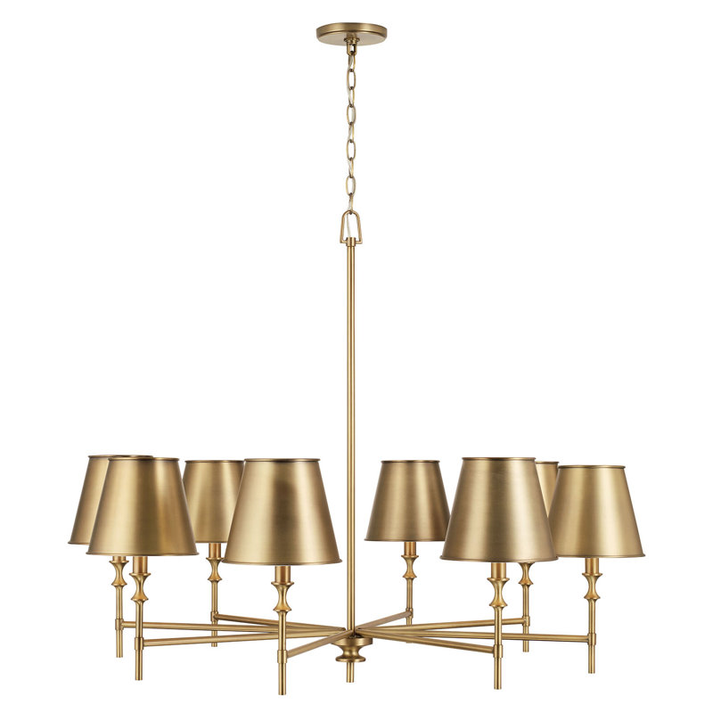 Freya 8-Light Chandelier, H 33 po x l 41 po