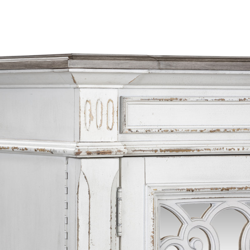 Commode à porte miroir avec 3 tiroirs Exmouth