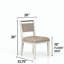 Rope Back Bar Stool - Vanilla/Palm