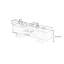 Simple design solid wood TV cabinet-106905312