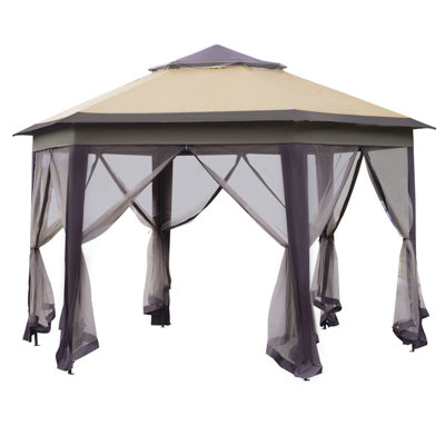 Pop-Up Pavillon aus Metall