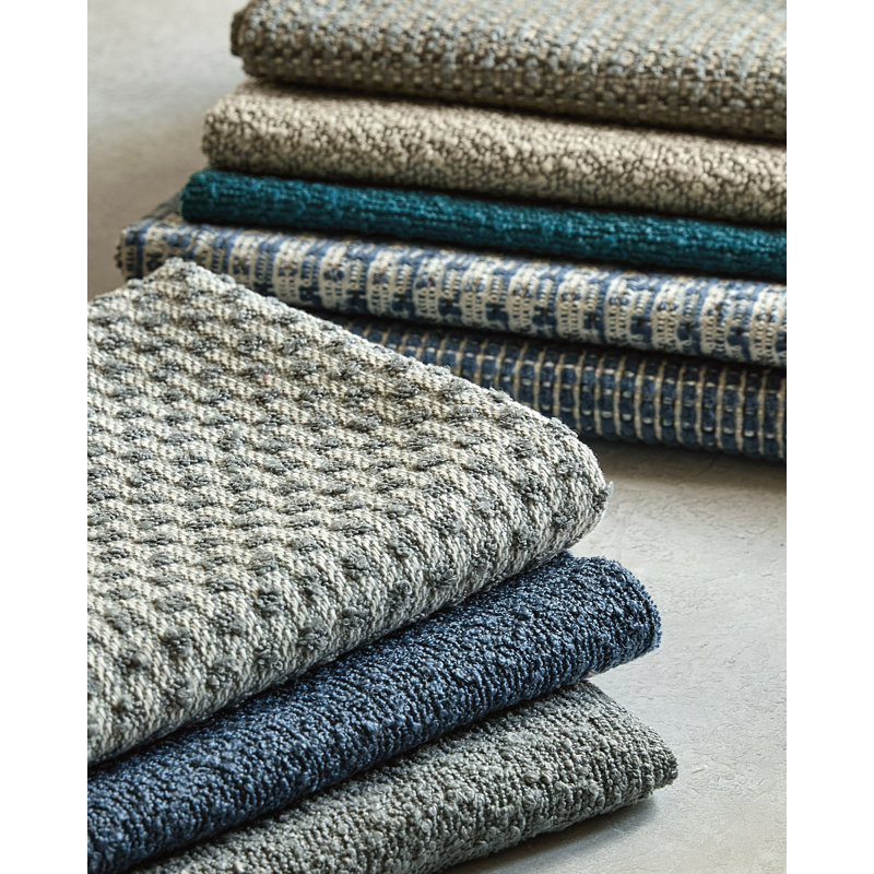 Dai Fabric, Indigo/Ivory