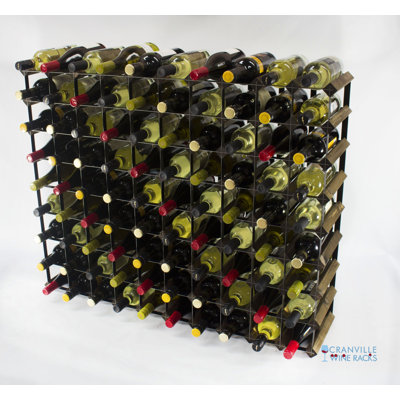 Liddle 90 - Bottle Solid Wood Wine Bottle Rack