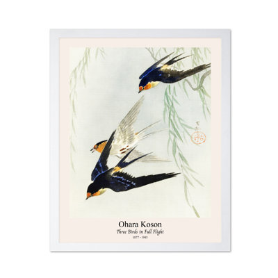 Ohara Koson - Trois oiseaux