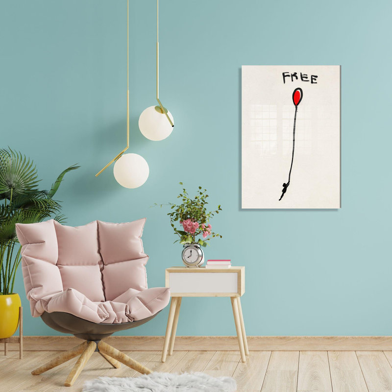 Boze Accent on Tempered Glass, 100cm H x 70cm W