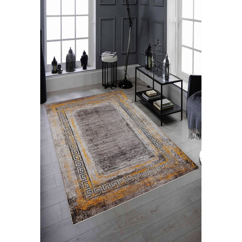 Tapis écologique, 100% polyester, 31,5 po x 47,2 po | 650 po / m², hauteur de poils de 0,16 po | Pois antibactérien antidérapant en PVC | Lavable à la machine, parfait pour le salon et la chambre à coucher
