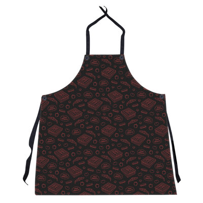 Tablier de motif à pizza arrière