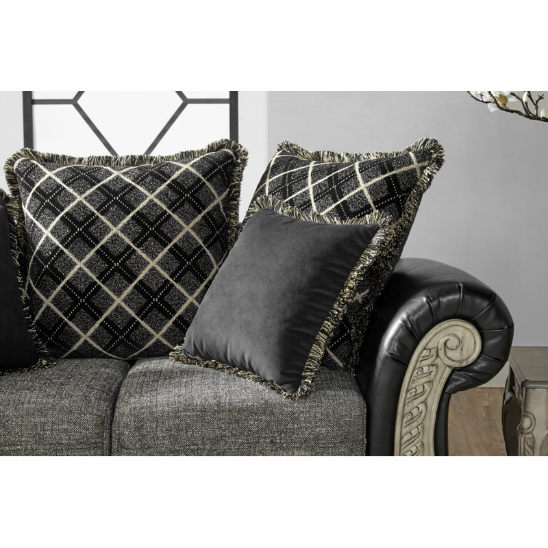 Bernardus 5 - Piece Living Room Set, Ebony