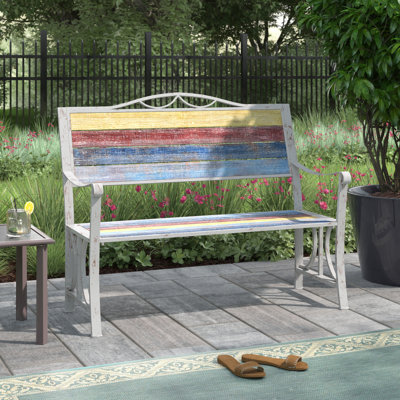 Danna Iron Outdoor Bench