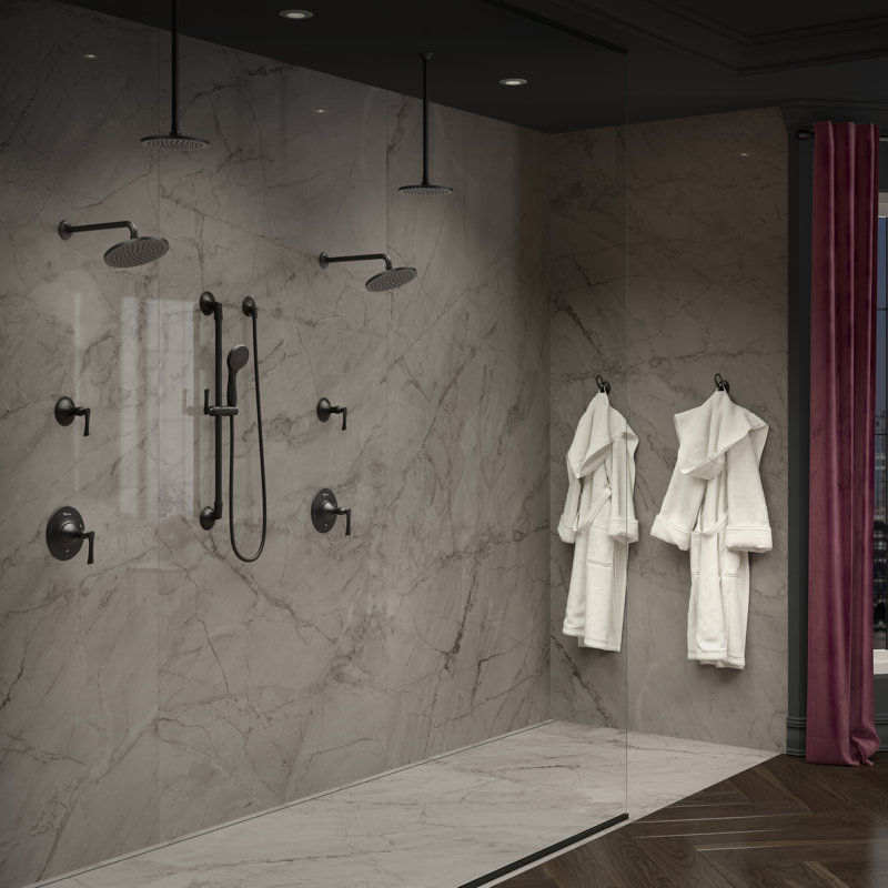 Rhen Volume Shower Faucet, Matte Black