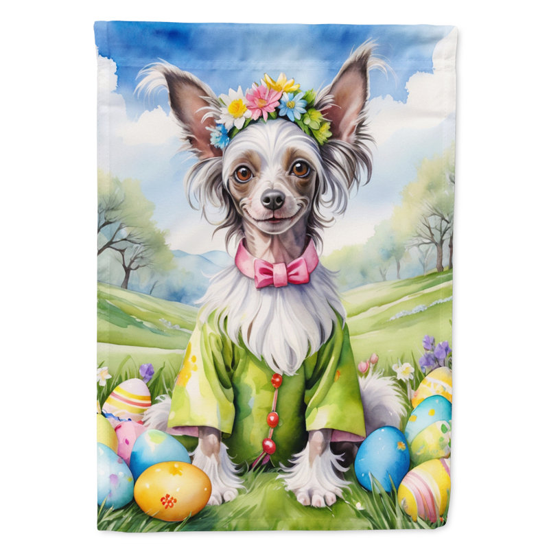 Easter Egg Hunt Double Sided 40'' H x 28'' W Polyester Easter House Flag