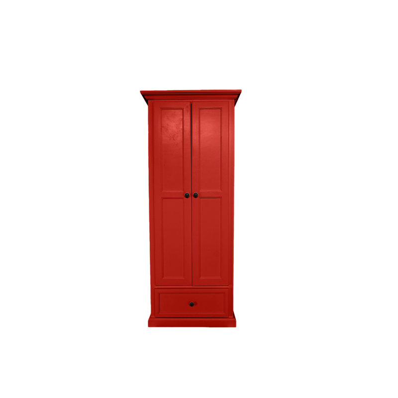 Garde-manger traditionnel avec tiroir simple, Rouge de Falun
