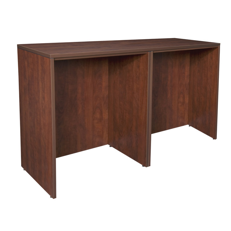 Bureau Nebih Stand Up Back to Back, Cerisier, 42" H x 72" W x 23" D