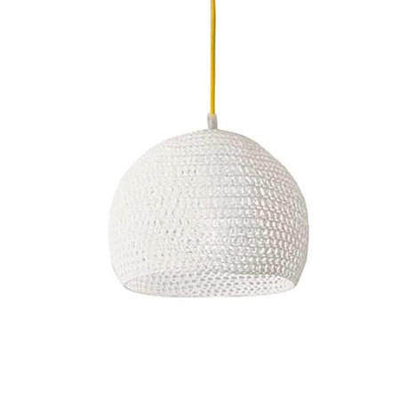 Trama 1 - Light Dome Pendant, White/Yellow
