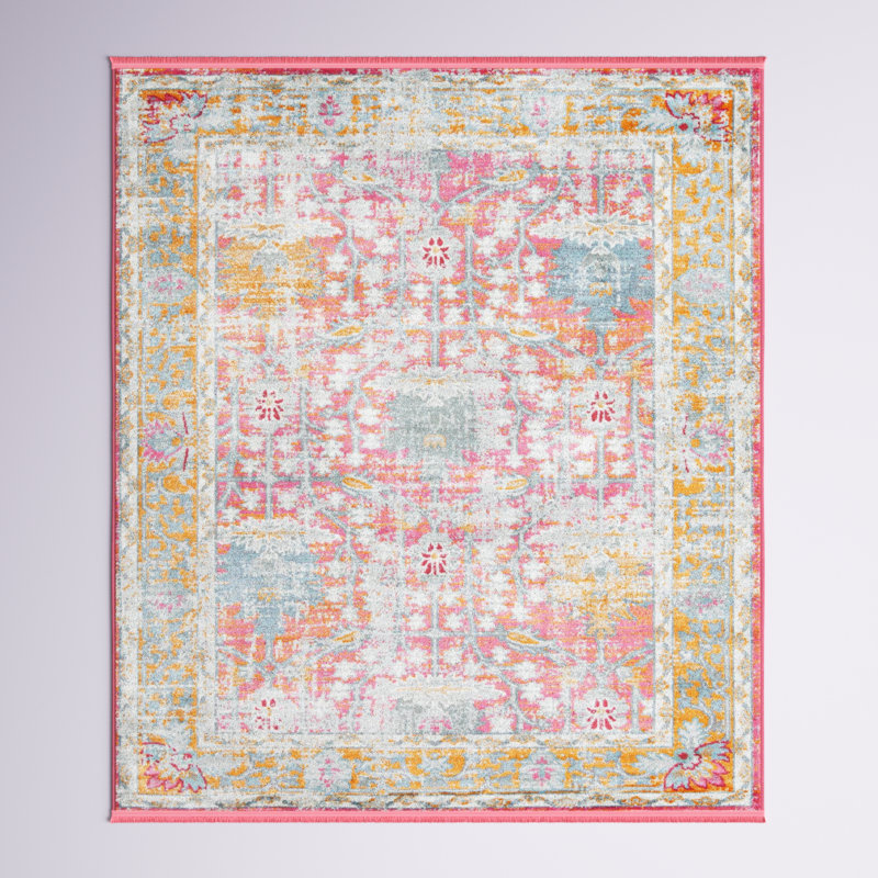 Tapis d'intérieur en polypropylène tissé à la machine Haefner, Rectangle 8 pi 2 po x 10 pi