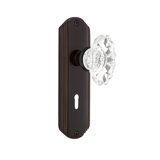 Deco Plate with Decorative Keyhole and Chateau Door Knob