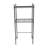 Galgano 53" H x 24" W x 18" D Microwave and Mini-Fridge Storage Rack