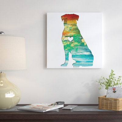 " Ink Silhouette Rottweiler "