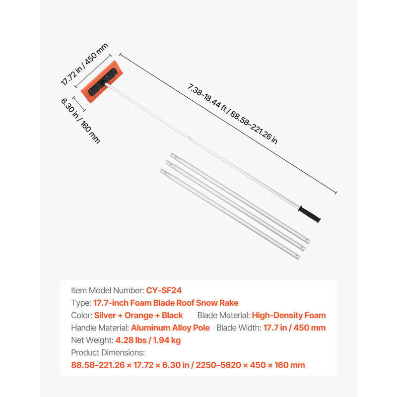 VEVOR Roof Rake
