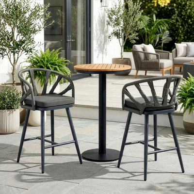 Ensemble de 2 tabourets de comptoir Birre