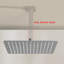 1-Spray Patterns With 2.5 GPM 16 In. Ceiling Mount Fixed Shower Head With 360° Rotation-111969372