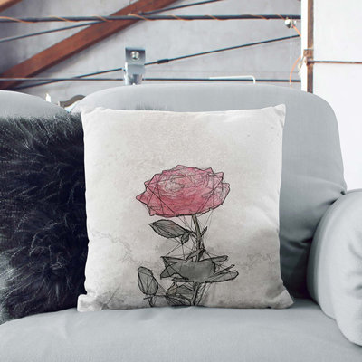 Floral Square Cushion