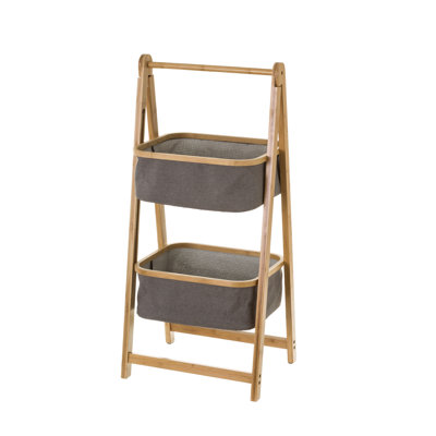 Hildagarde 45cm W Solid Wood Storage Rack