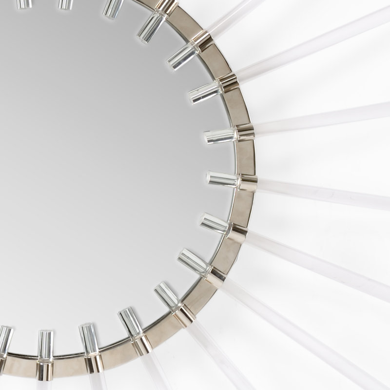 Adriana Flat Metal Wall Mirror