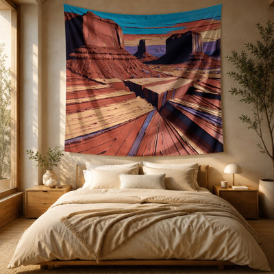 Tapisserie murale motif sud-ouest Mesa Lines 217
